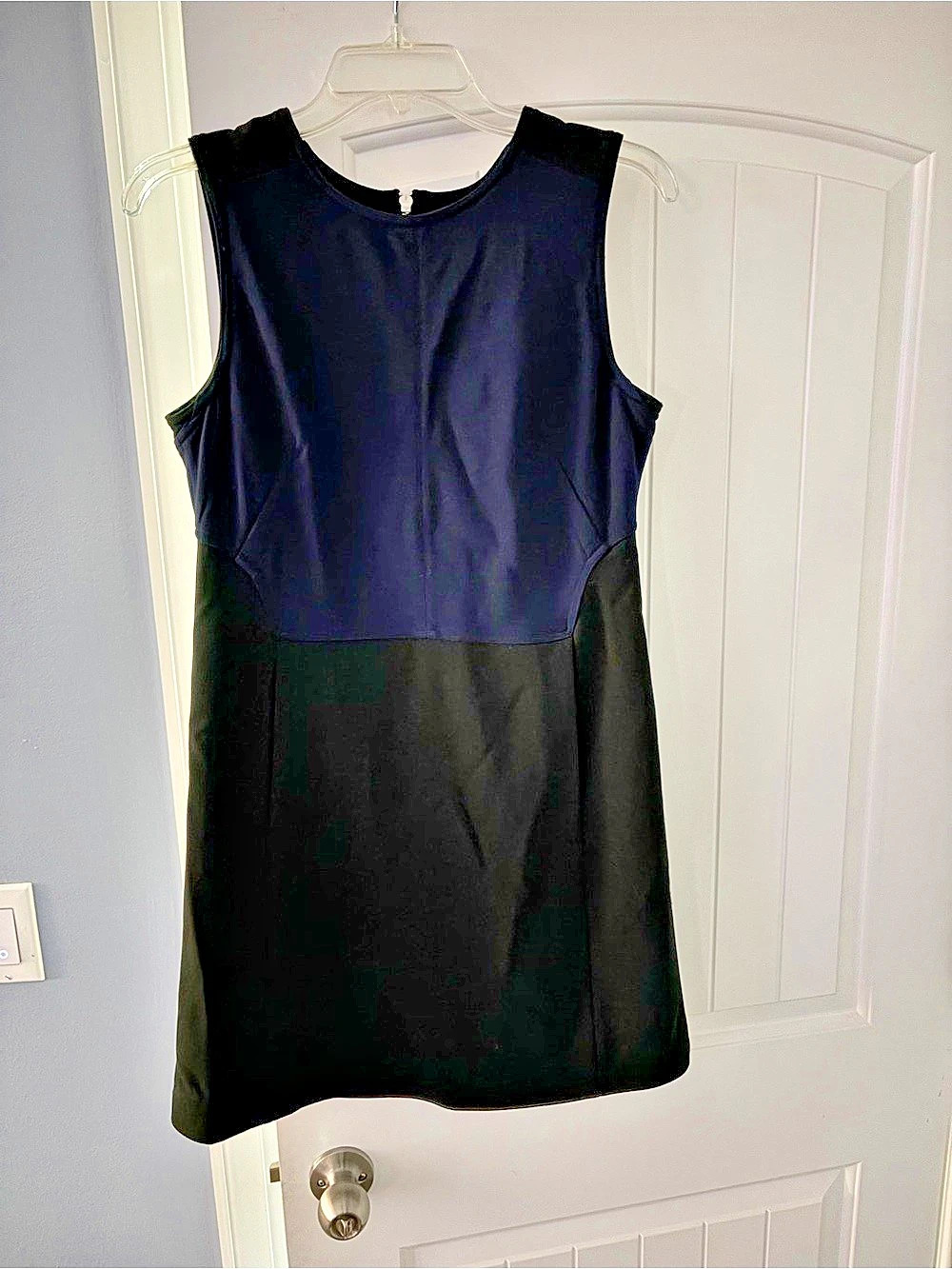 Kaufmanfranco Color Block Mini Dress Size 6 full zipper back